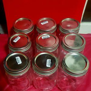 Ball Mason Jars 16 0z.